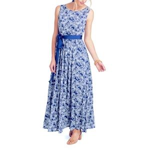 Vineyard Vines Plumeria Print Maxi Dress